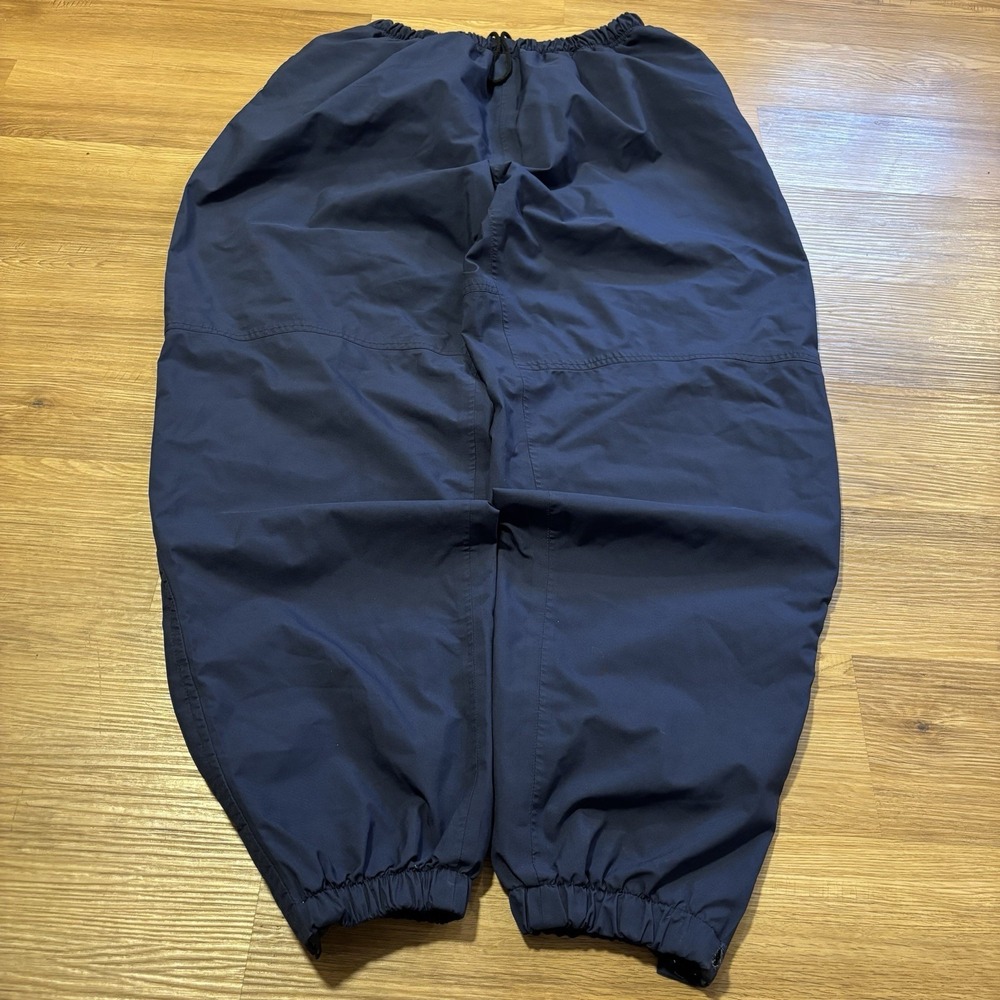Vintage Boathouse Gore-Tex Pants Men's XXL Waterproof Hiking Navy Blue Ankle Zip